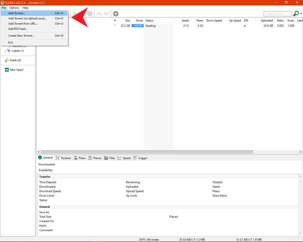 How To Download & Trade Through A Private Torrent Screen 2